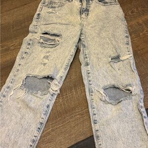 Cotton On Blue Straight Leg Jeans
